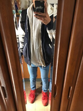 「STUSSY（ステューシー）のアイテム（財布/小物）」を使った、Harukiさん（メンズ・165cm）の冬コーディネート
