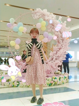 「NO NAME（ノーネーム）のアイテム（ワンピース/ドレス）」を使った、ling2akiさん（レディース・164cm）の春コーディネート