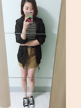 「BSX（ビーエスエックス）のアイテム」を使った、JessicaLaiさん（レディース・164cm）の秋コーディネート