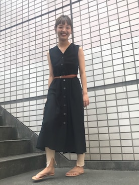 Kaori Sekiguchiさん（レディース・156cm）の夏コーディネート