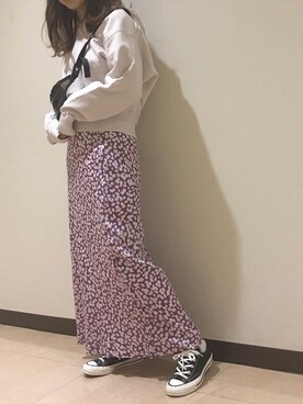 Kaori Sekiguchiさん（レディース・156cm）の冬コーディネート