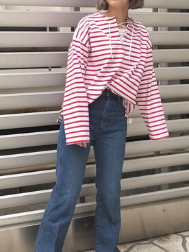 Kaori Sekiguchiさん(レディース・156cm)の冬コーディネート