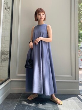 Kaori Sekiguchiさん（レディース・156cm）の夏コーディネート