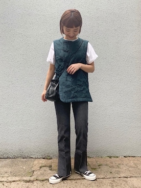 Kaori Sekiguchiさん（レディース・156cm）の夏コーディネート