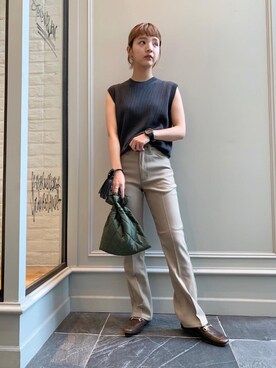 Kaori Sekiguchiさん（レディース・156cm）の夏コーディネート