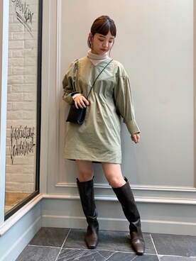 「KIIRA（キーラ）のアイテム」を使った、Kaori Sekiguchiさん（レディース・156cm）の秋コーディネート