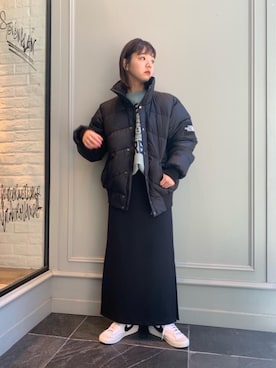 Kaori Sekiguchiさん（レディース・156cm）の冬コーディネート