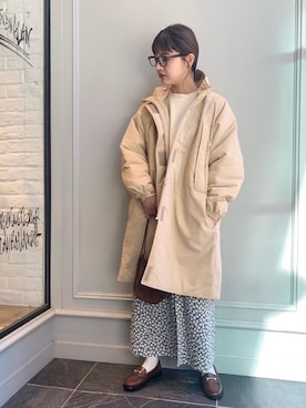 Kaori Sekiguchiさん（レディース・156cm）の冬コーディネート