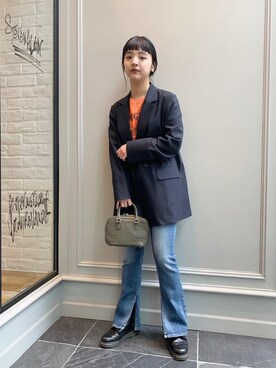 「PHILIPPE AUDIBERT（フィリップ オーディベール）の＜PHILIPPE AUDIBERT（フィリップオーディベール）＞メダルネックレス ∴（ネックレス）」を使った、Kaori Sekiguchiさん（レディース・156cm）の冬コーディネート