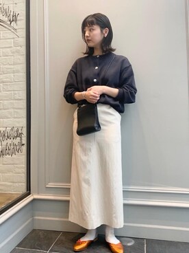 Kaori Sekiguchiさん（レディース・156cm）の冬コーディネート