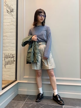 Kaori Sekiguchiさん(レディース・156cm)の春コーディネート