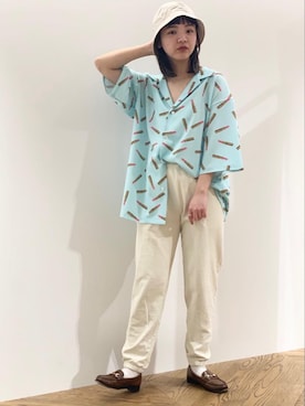 Kaori Sekiguchiさん（レディース・156cm）の春コーディネート