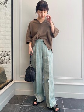 「ベーシック/トラッド」｜Kaori Sekiguchiさん（レディース・156cm）の春コーディネート