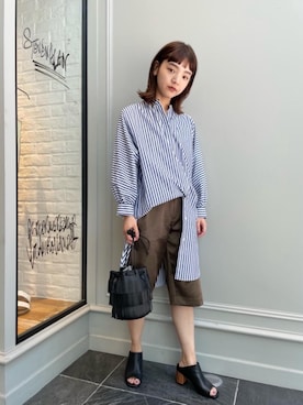 「ベーシック/トラッド」｜Kaori Sekiguchiさん（レディース・156cm）の春コーディネート