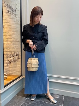 Kaori Sekiguchiさん（レディース・156cm）の春コーディネート