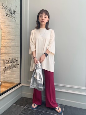 Kaori Sekiguchiさん(レディース・156cm)の春コーディネート