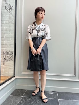 Kaori Sekiguchiさん（レディース・156cm）の夏コーディネート