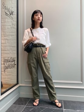 Kaori Sekiguchiさん(レディース・156cm)の夏コーディネート