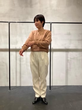 「Steven Alan（スティーブンアラン）のアイテム（アクセサリー）」を使った、kibaさん（レディース・159cm）の冬コーディネート