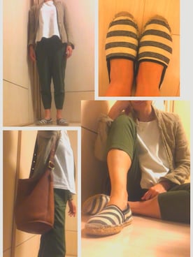 「grove（グローブ）のアイテム（その他シューズ）」を使った、makoukkoさん（レディース・164cm）の春コーディネート