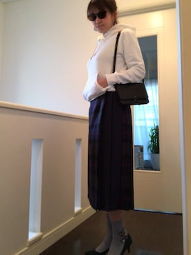 「ROCHAS（ロシャス）のアイテム」を使った、akiharuさん（レディース・161cm）の冬コーディネート