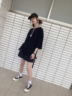 「school」｜「アイテム（腕時計）」を使った、Yufayさん（レディース・158cm）の春コーディネート