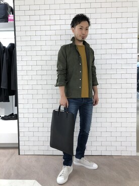 「TUSTING（タスティング）のアイテム」を使った、MURAさん（メンズ・167cm）の秋コーディネート
