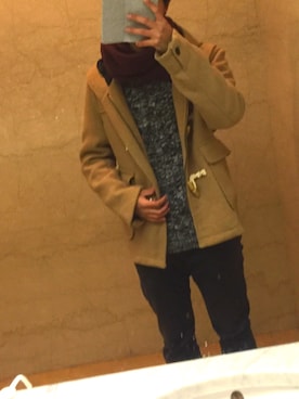 「アイテム（ダッフルコート）」を使った、だいすけ⊿ ⊆。⊇さん（メンズ・167cm・10代）の冬コーディネート