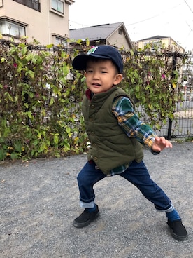 R&Tさん（キッズ・90cm）の秋コーディネート