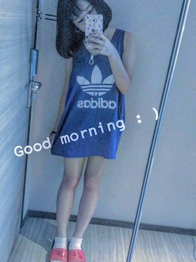 「アイテム（ジャージ）」を使った、Missia Chenさん（レディース・156cm・10代）の秋コーディネート
