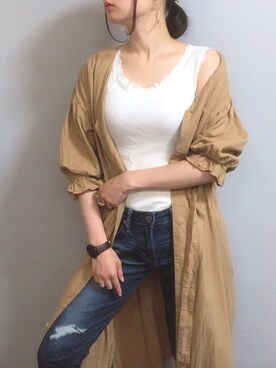 Karinさん(レディース・159cm)の夏コーディネート