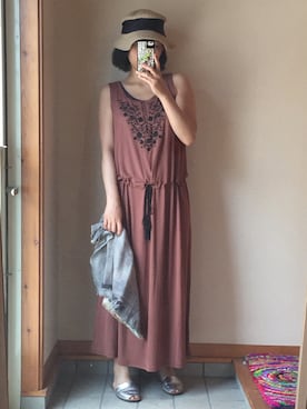 「nﾟ 11（ナンバージュウイチ）のアイテム」を使った、記録係さん（レディース・160cm）の夏コーディネート