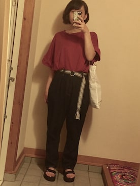 記録係さん（レディース・160cm）の夏コーディネート