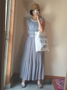 記録係さん（レディース・160cm）の夏コーディネート