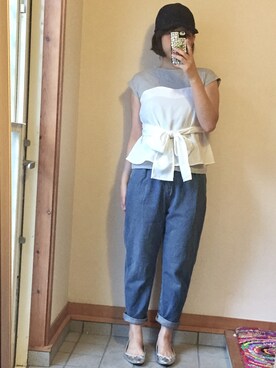 記録係さん（レディース・160cm）の夏コーディネート