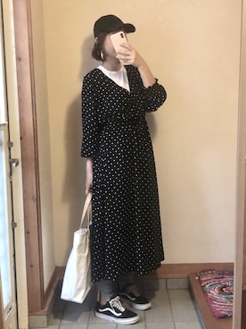 「BEAUTY&YOUTH UNITED ARROWS（ビューティーアンドユースユナイテッドアローズ）のBY∴ マーブルビックパーツ イヤリング ◆（イヤリング）」を使った、記録係さん（レディース・160cm）の夏コーディネート