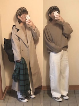 記録係さん(レディース・160cm)の冬コーディネート