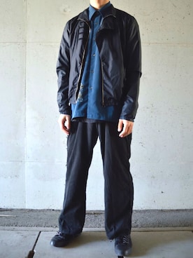「YSTRDY's TMRRW（イエスタデイズトゥモロー）のアイテム（パンツ）」を使った、せぶみさん（メンズ・167cm）の秋コーディネート