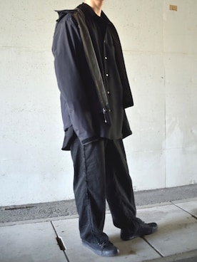 「YSTRDY's TMRRW（イエスタデイズトゥモロー）のアイテム（パンツ）」を使った、せぶみさん（メンズ・167cm）の秋コーディネート