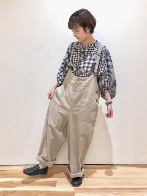 みやもとなのこ Sm2 Keittio ゆめタウン東広島 Samansa Mos2のオールインワン サロペットを使ったコーディネート Wear