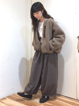 みやもとなのこさん（レディース・153cm）の秋コーディネート