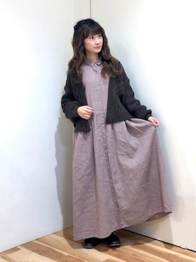 みやもとなのこさん（レディース・153cm）の秋コーディネート