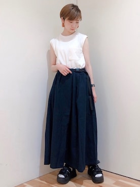 みやもとなのこさん（レディース・153cm）の夏コーディネート