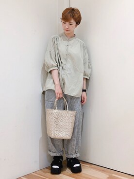 みやもとなのこさん（レディース・153cm）の夏コーディネート