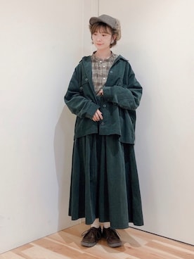 みやもとなのこさん（レディース・153cm）の秋コーディネート