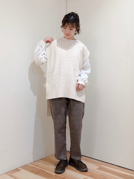 みやもとなのこさん（レディース・153cm）の秋コーディネート