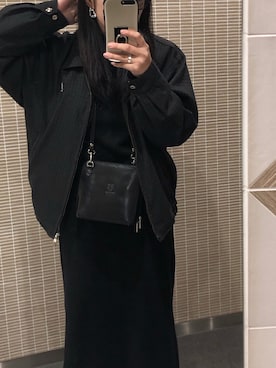 「YSL（ワイエスエル）のアイテム（ジャケット/アウター）」を使った、ちゃんゆかさん（レディース・155cm）の春コーディネート