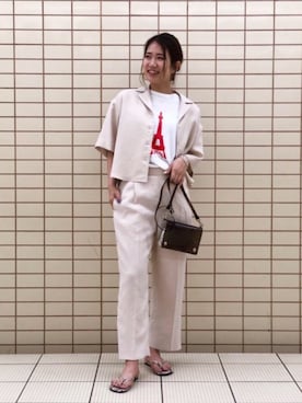 Mizuki Sakaguchiさん（レディース・161cm）の夏コーディネート