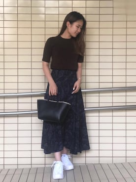 Mizuki Sakaguchiさん（レディース・161cm）の夏コーディネート