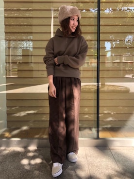 Mizuki Sakaguchiさん（レディース・161cm）の秋コーディネート